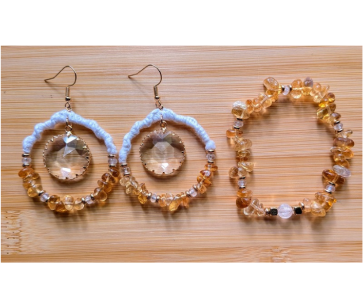 Citrine - Clear Quartz